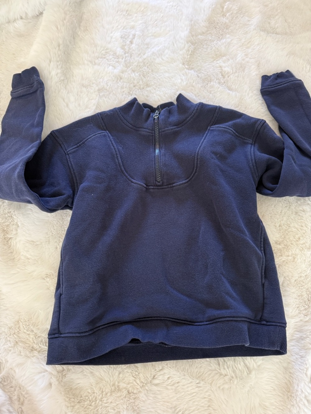 Zella Navy Half-Zip Men's Pullover Sweater